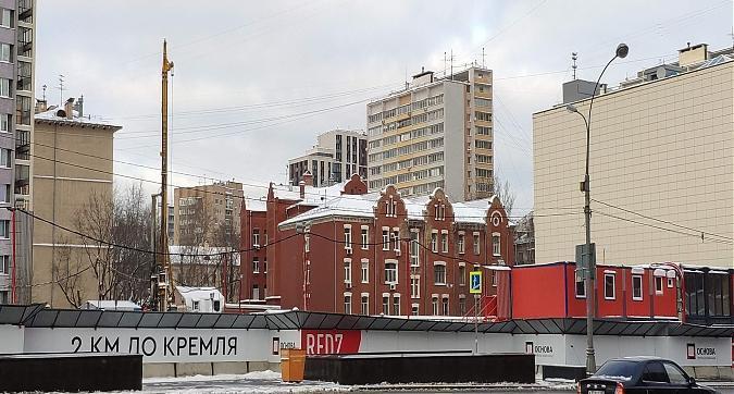 ЖК RED7, строительная площадка, вид с просп. Академика Сахарова, фото 5 Квартирный контроль