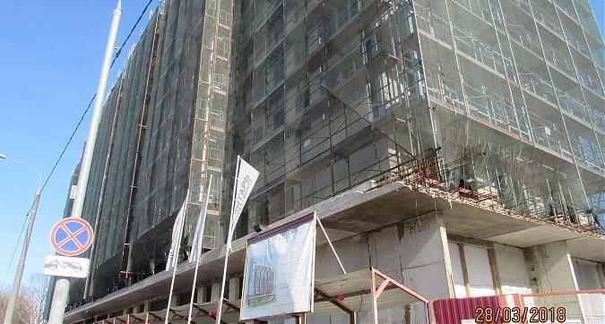 ЖК Янтарь-Apartments (Комплекс апартаментов Янтарь-Apartments), фасадные работы - вид с Левобережной улицы, фото 2 Квартирный контроль