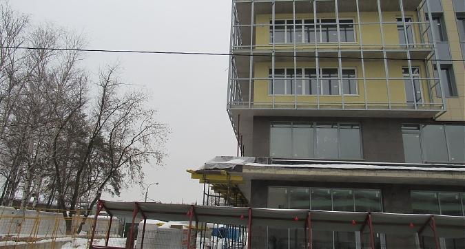 ЖК Янтарь-Apartments (Комплекс апартаментов Янтарь-Apartments), фасадные работы, вид с Левобережной улицы, фото - 7 Квартирный контроль