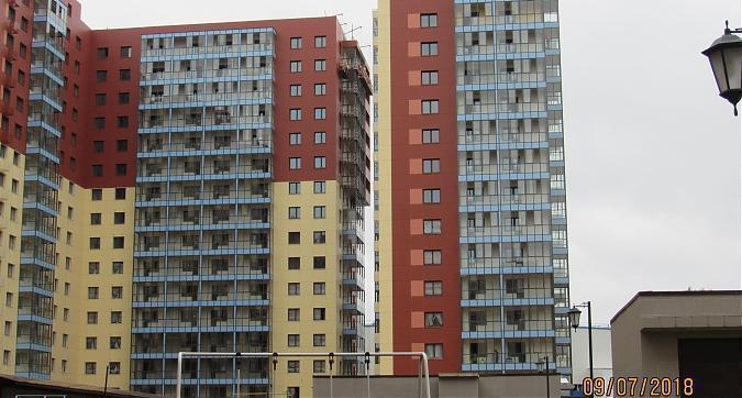 ЖК Солнечный (г.Жуковский), корпус 5-5а - фасадные работы, вид с Солнечной улицы, фото 1 Квартирный контроль