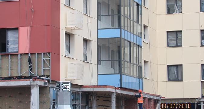 ЖК Солнечный (г.Жуковский), корпус 5-5а - фасадные работы, вид с Солнечной улицы, фото 3 Квартирный контроль