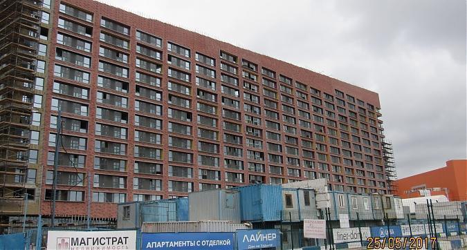ЖК Лайнер (Комплекс апартаментов Лайнер) - вид на комплекс с Ходынского бульвара Квартирный контроль