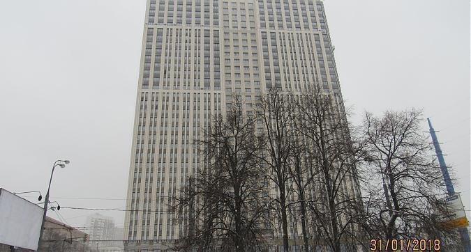 ЖК The MID, фасадные работы - вид с Ленинского проспекта, фото 1 Квартирный контроль