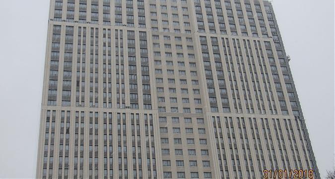 ЖК The MID, фасадные работы - вид с Ленинского проспекта, фото 3 Квартирный контроль