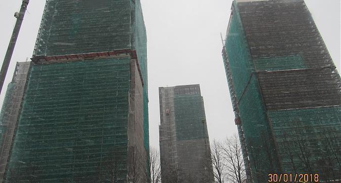 ЖК Родной город. Воронцовский парк, фасадные работы - вид с улицы Наметкина, фото 4 Квартирный контроль