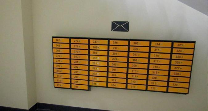 ЖК Новый Зеленоград - почтовые ящики в корпусе 4 Квартирный контроль