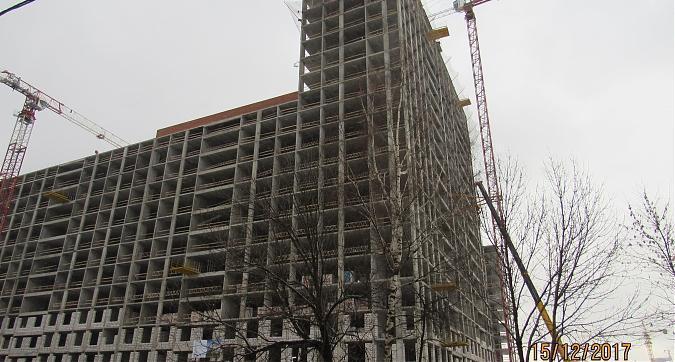ЖК Green Park (ЖК Грин Парк), корпус 3, монолитные работы - вид с Олонецкой улицы на строительство, фото 5 Квартирный контроль