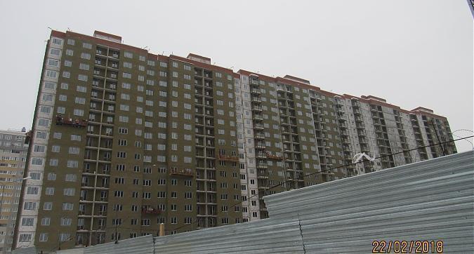 ЖК Новогиреевский, 1-й корпус - фасадные работы, вид с улицы Строителей, фото 4 Квартирный контроль