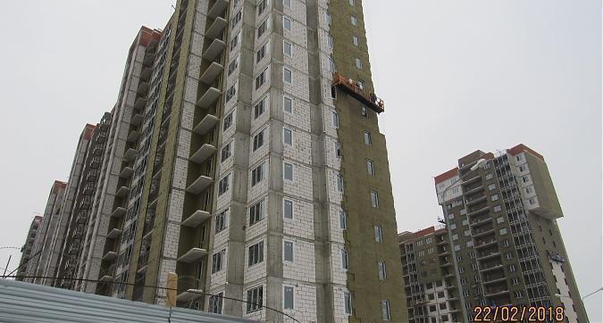 ЖК Новогиреевский, 2-й корпус - фасадные работы, вид с улицы Строителей, фото 4 Квартирный контроль