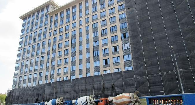 ЖК Искра Парк - фасадные работы, вид с улицы Маршала Шапошникова, фото 4 Квартирный контроль