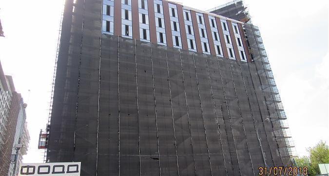 ЖК Искра Парк - фасадные работы, вид с улицы Маршала Шапошникова, фото 6 Квартирный контроль