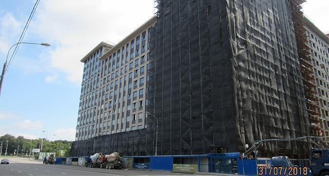 ЖК Искра Парк - фасадные работы, вид с улицы Маршала Шапошникова, фото 7 Квартирный контроль