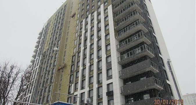 ЖК Дом 128 на Профсоюзной - фасадные работы, вид с Профсоюзной улицы, фото 2 Квартирный контроль