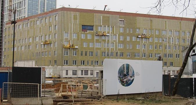 ЖК Небо (Мичуринский проспект, 56), строительство инфраструктуры, вид с восточной стороны, фото - 1 Квартирный контроль