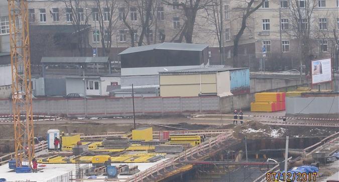 ЖК Серебряный фонтан, монолитные работы - вид с Новоалексеевской улицы, фото 1 Квартирный контроль