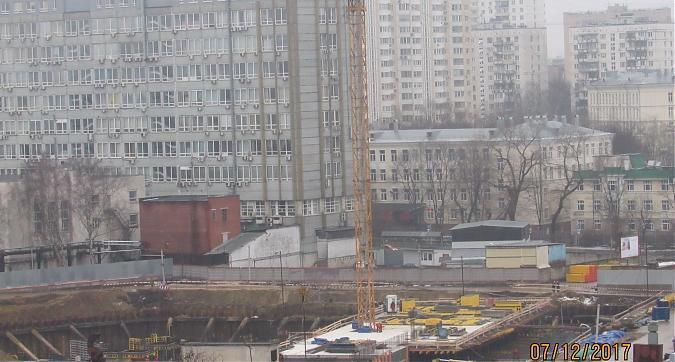 ЖК Серебряный фонтан, монолитные работы - вид с Новоалексеевской улицы, фото 2 Квартирный контроль