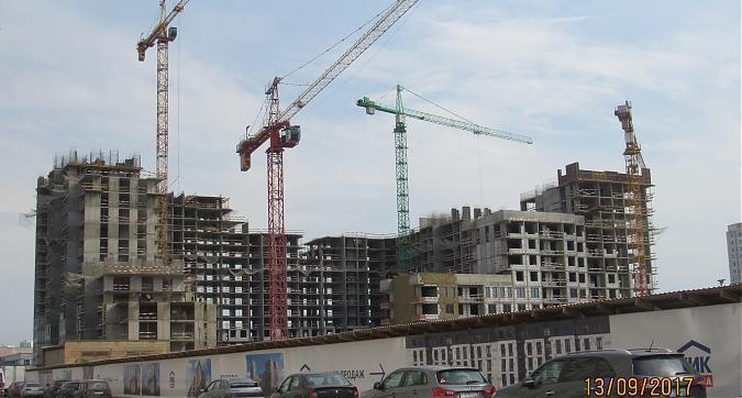 ЖК Влюблино, монолитные работы - вид на строительство комплекса с улицы Перерва, фото 1 Квартирный контроль