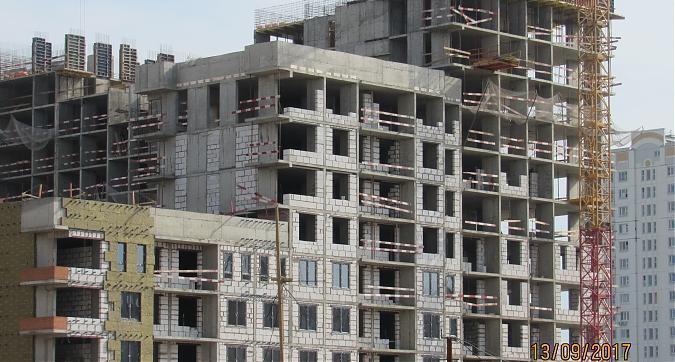ЖК Влюблино, монолитные работы - вид на строительство комплекса с улицы Перерва, фото 2 Квартирный контроль