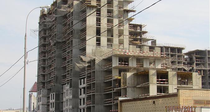 ЖК Влюблино, монолитные работы - вид на строительство комплекса с улицы Перерва, фото 3 Квартирный контроль