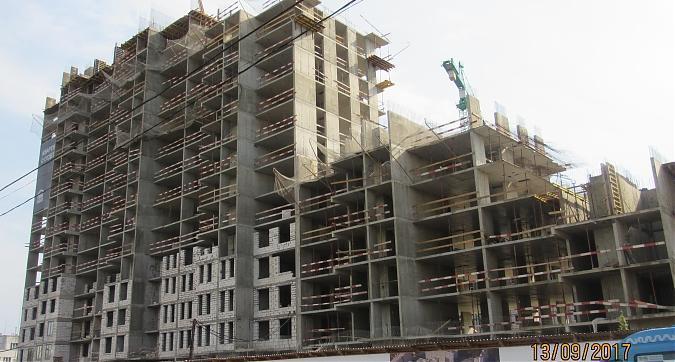 ЖК Влюблино, монолитные работы - вид на строительство комплекса с улицы Перерва, фото 4 Квартирный контроль