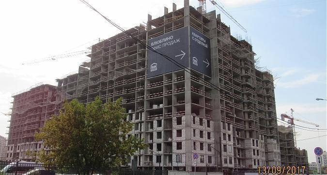 ЖК Влюблино, монолитные работы - вид на строительство комплекса с улицы Перерва, фото 7 Квартирный контроль