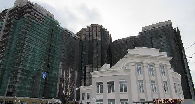 ЖК  Донской Олимп - вид с улицы Серпуховской Вал на корпус А Квартирный контроль