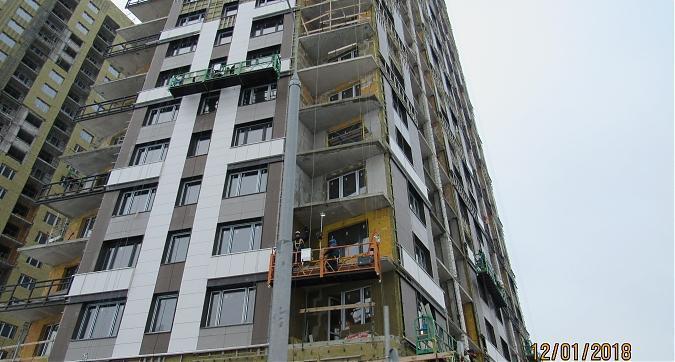 ЖК Парк Легенд - фасадные работы, вид с Проектируемого проезда №7020, фото 1 Квартирный контроль