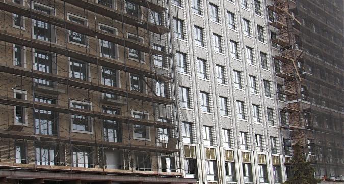 ЖК Селигер Сити, корпус Баренц, фасадные работы, вид с ул. Поляковская, фото - 2 Квартирный контроль
