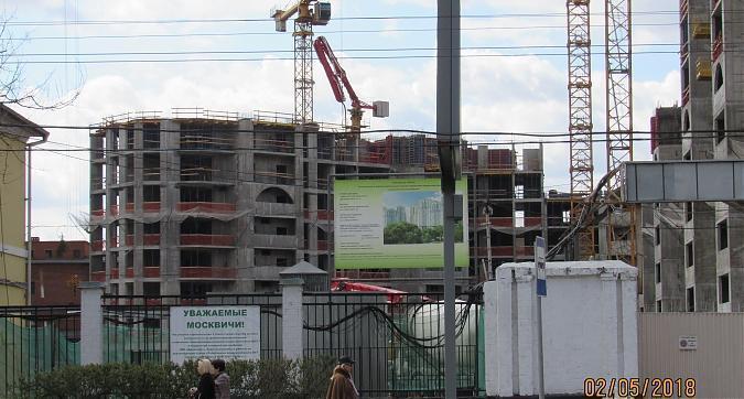 ЖК Династия, монолитные работы - вид с Хорошевского шоссе, фото 2 Квартирный контроль