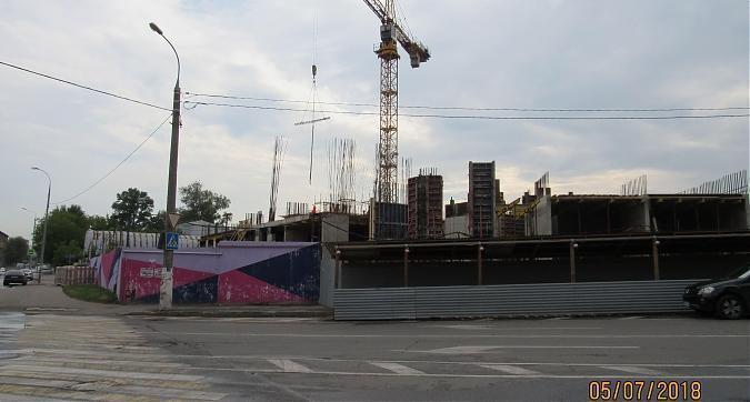 ЖК Грани - монолитные работы, вид с 1-го Грайвороновского проезда, фото 5 Квартирный контроль