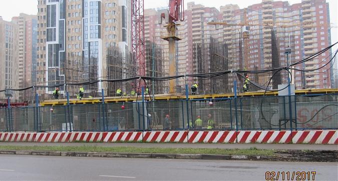 ЖК Квартал 38А, корпус 2 - монолитные работы, вид с улицы Эльдара Рязанова, фото 2 Квартирный контроль