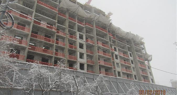 ЖК Династия, монолитные работы - вид с Хорошевского шоссе на строительство 1-го дома, фото 5 Квартирный контроль