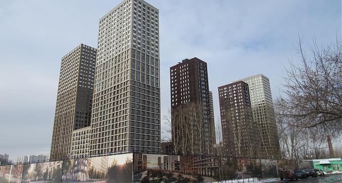 ЖК Домашний, 1-я очередь строительства комплекса - отделочные работы, вид с Донецкой улицы, фото 1 Квартирный контроль