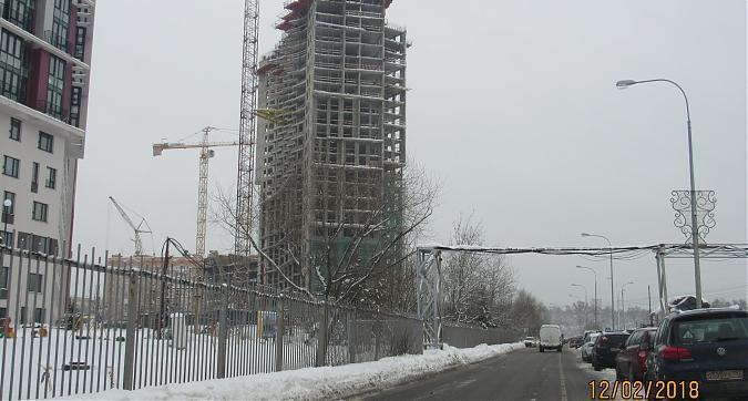 ЖК Новая звезда, корпус 5, монолитные работы - вид с улицы Бачуринская, фото 2 Квартирный контроль