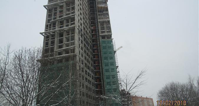 ЖК Новая звезда, корпус 5, монолитные работы - вид с улицы Бачуринская, фото 4 Квартирный контроль