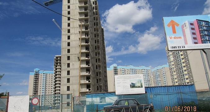 ЖК Южное Видное, 20-й корпус - монолитные работы, вид с улицы Радужная, фото 4 Квартирный контроль
