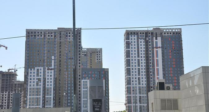 ЖК Оранж парк, 1-й и 2-й корпус, вид с Новорязанского шоссе Квартирный контроль