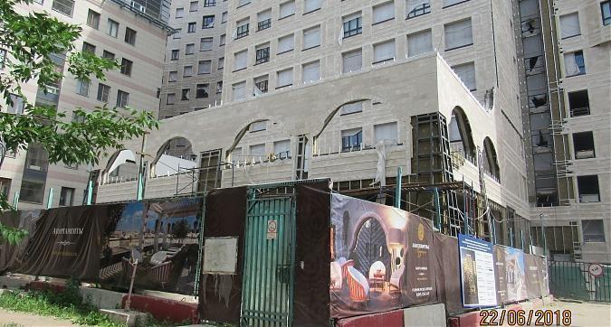 ЖК Резиденции Замоскворечье, фасадные работы - вид с Большого Строченовского переулка, фото 3 Квартирный контроль