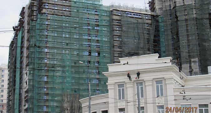 ЖК Донской Олимп - вид с улицы Серпуховской Вал на корпус А Квартирный контроль