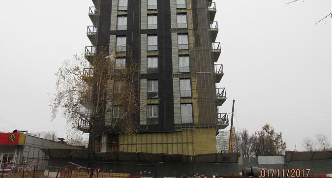 ЖК Дом 128 - фасадные работы, вид с Профсоюзной улицы, фото 6 Квартирный контроль