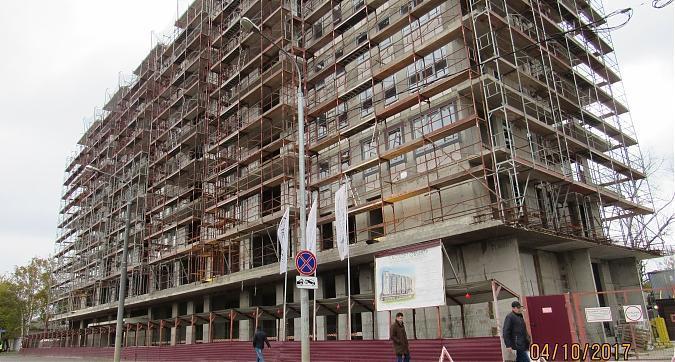 ЖК Янтарь-Apartments (Комплекс апартаментов Янтарь-Apartments) - вид с Левобережной улицы, фото 4 Квартирный контроль
