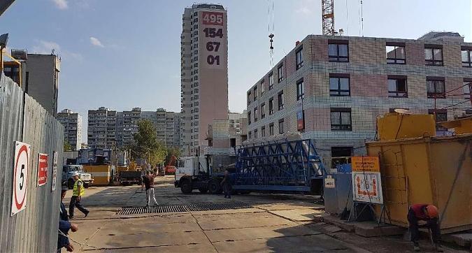 ЖК Орехово-Борисово - въезд на стройплощадку с Каширского шоссе Квартирный контроль