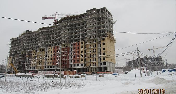 ЖК Томилино 2018, корпус 11 - монолитные работы, вид со стороны Новорязанского шоссе, фото 1 Квартирный контроль