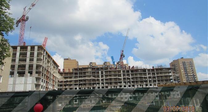 ЖК ВЛЮБЕРЦЫ, 2-й корпус - монолитные работы, вид со стороны Коммунистической улицы, фото 5 Квартирный контроль
