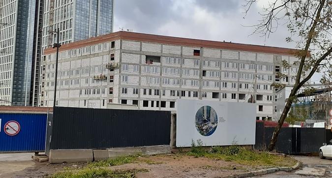 ЖК Небо (Мичуринский проспект, 56), строительство инфраструктуры, вид с восточной стороны, фото - 3 Квартирный контроль
