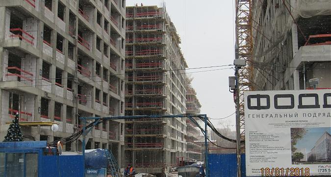 ЖК Искра Парк - монолитные работы и отделочные работы, вид с улицы Маршала Шапошникова, фото 6 Квартирный контроль