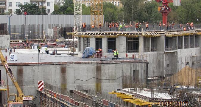 ЖК Династия, монолитные работы - вид с Хорошевского шоссе на строительство 1-го дома, фото 6 Квартирный контроль