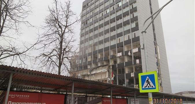 ЖК "Настроение", снос здания, вид с ул. Красная Сосна, фото - 2 Квартирный контроль