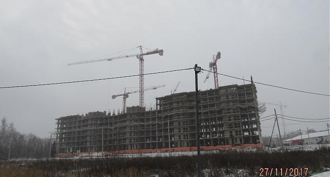 ЖК Томилино 2018, корпус 11 - монолитные работы, вид со стороны Новорязанского шоссе, фото 1 Квартирный контроль