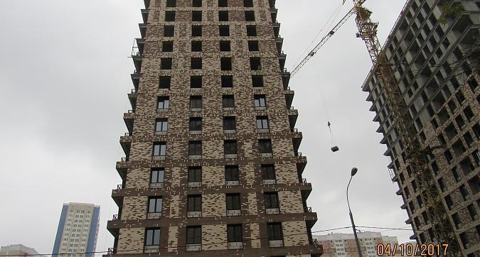 ЖК Смольная, 44 (Комплекс апартаментов Смольная, 44), 1-й корпус - фасадные работы, вид со Смольной улицы, фото 2 Квартирный контроль